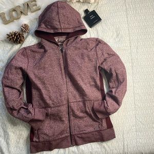 EXPRESS Burgundy zip up hoodie